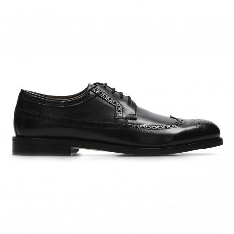 clarks coling boss black leather