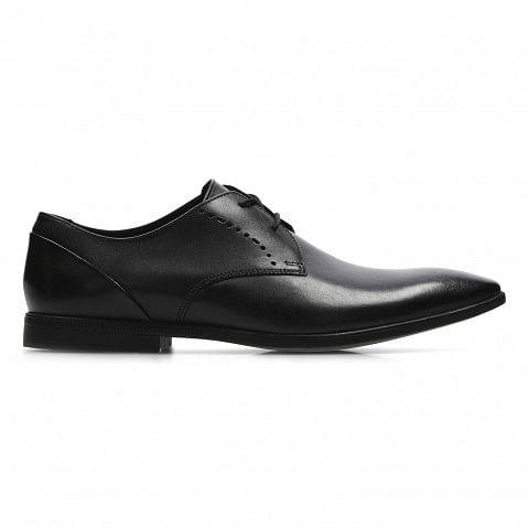 Clarks bampton hot sale lace black