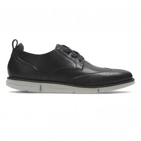 Buy Clarks Trigen Wing Navy Leather for Men Online | Clarks Shoes India