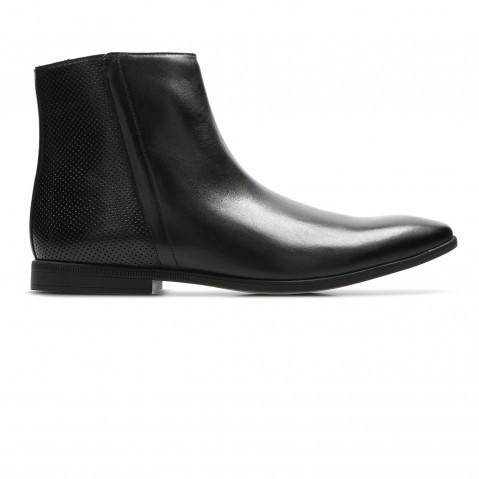 Bampton Hi Black Leather