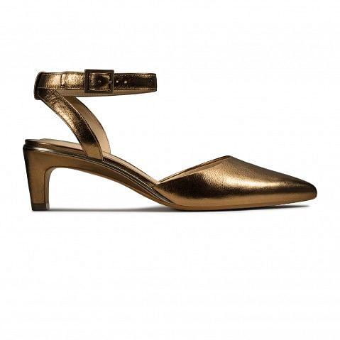 Buy Clarks Ellis Glam Bronze Metallic for Women Online | Clarks Shoes India