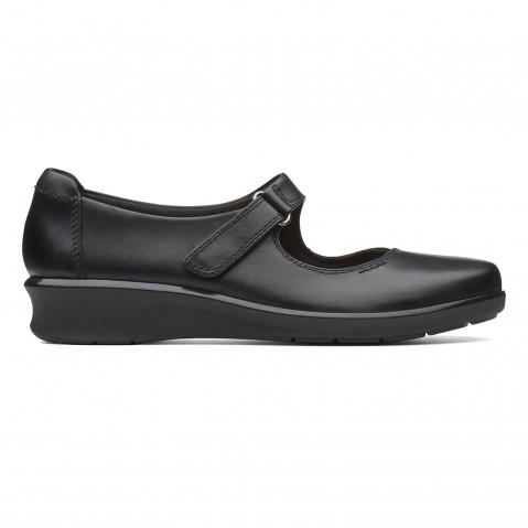 Buy Clarks Hope Henley Black Leather for Women Online | Clarks Shoes India