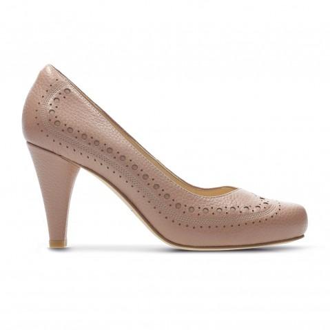 Clarks nude court shoes sale