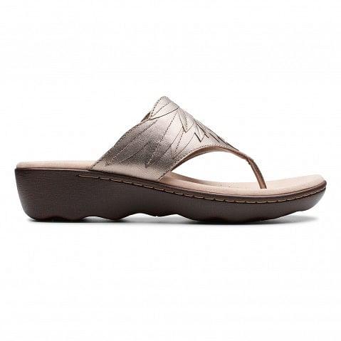 Buy Clarks Phebe Pearl Pewter Metallic for Women Online | Clarks Shoes ...