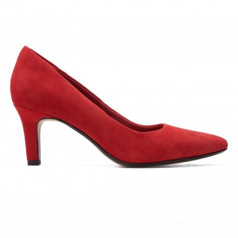 Buy Clarks Illeana Tulip Red Suede for Women Online | Clarks Shoes India