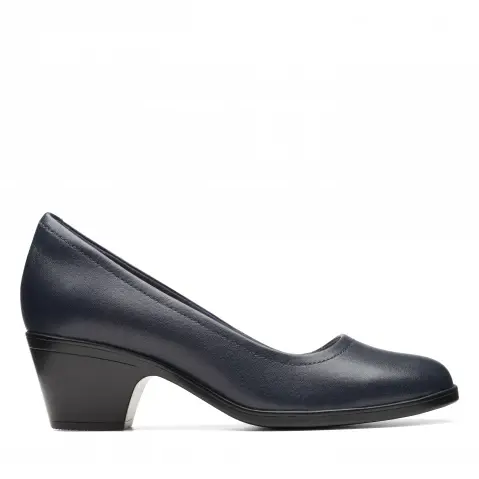 Clarks block heel pumps hot sale