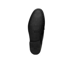 Clarks claude plain black deals