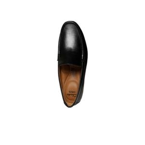 Clarks claude plain black clearance