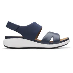 Buy Clarks Un Bali Sling Navy Comb for Women Online Clarks Shoes India