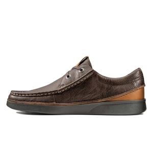 Buy Clarks Oakland Seam Dark Tan Lea for Men Online Clarks Shoes