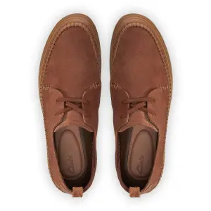 Clarks kessell craft tan suede sales