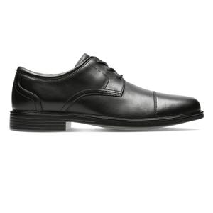 Buy Clarks Un Aldric Cap Black Leather for Men Online Clarks Shoes India