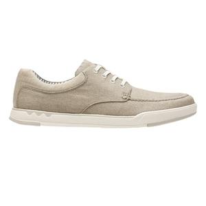 Buy Clarks Step Isle Lace Sand Canvas for Men Online Clarks Shoes India