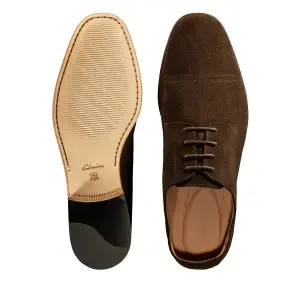 CODE PLAIN DARK BROWN SUEDE