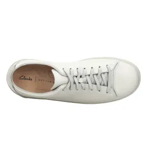 Clarks nathan lace white clearance