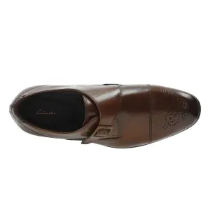 Buy Clarks Gilmore Monk British Tan Lea for Men Online Clarks