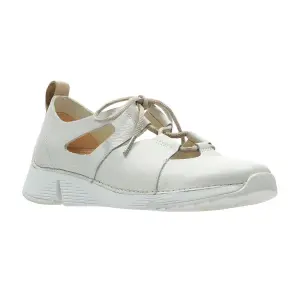 Buy Clarks Tri Sense White Leather for Women Online Clarks Shoes India