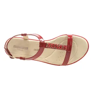 Buy Clarks Bay Rosa Red Patent for Women Online Clarks Shoes India