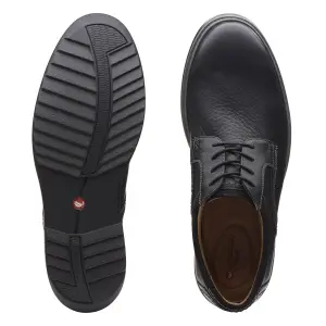 Buy Clarks Un Geo Lace Black Leather for Men Online Clarks Shoes India