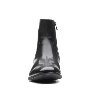 GILMAN ZIP BLACK LEATHER