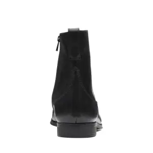GILMAN ZIP BLACK LEATHER