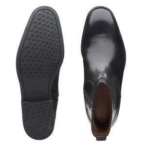 GILMAN ZIP BLACK LEATHER