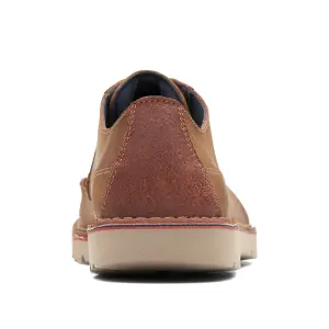 Buy Clarks Vargo Plain Dark Tan Lea for Men Online Clarks Shoes India