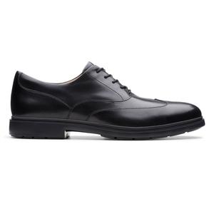 Buy Clarks Un Tailor Wing Black Leather for Men Online Clarks Shoes India