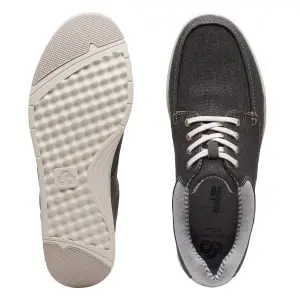 Buy Clarks Step Isle Lace Black Textile for Men Online Clarks