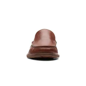 Buy Clarks Pace Barnes Dark Tan Lea for Men Online Clarks Shoes India