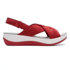 Red clarks sandals outlet