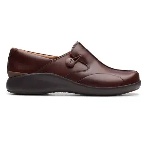 Buy Clarks Un.Loop2 Walk Dark Tan Lea for Women Online Clarks Shoes India