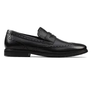 Buy Clarks Banbury Slip Black Leather for Men Online Clarks Shoes India