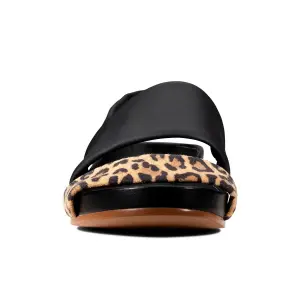 Clarks leopard sandals outlet