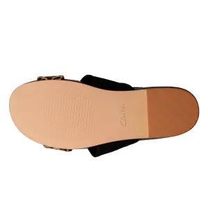 Clarks animal print sandals cheap