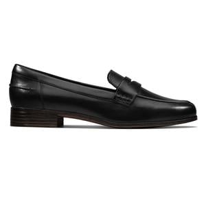 Buy Clarks Hamble Loafer Black Leather for Women Online Clarks Shoes India