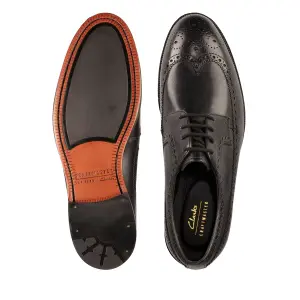 Oliver Wing Black Leather