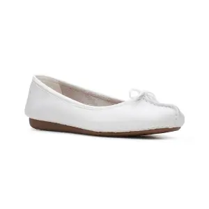 Freckle Ice White Leather
