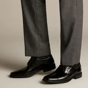 TILDEN PLAIN BLACK LEATHER