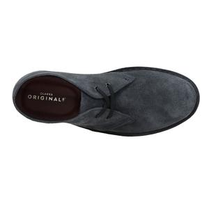 Clarks desert top boot brown suede