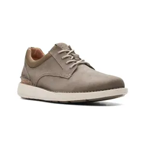 Clarks men's raharto best sale plain oxford grey nubuck