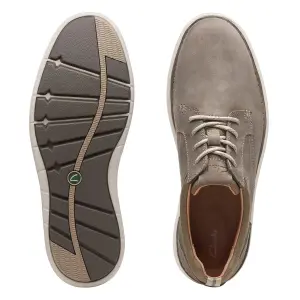 Clarks men's raharto plain oxford grey nubuck store