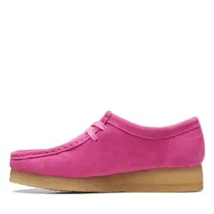 Wallabee. Pink Suede