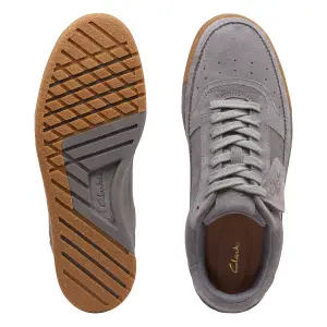 Clarks grey court shoes shop