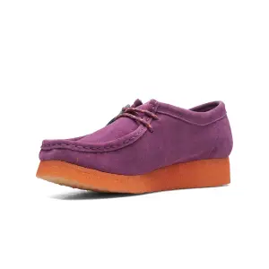 Purple wallabee clearance shoes