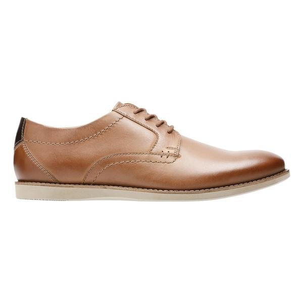 Buy Clarks Raharto Plain Dark Tan Lea for Men Online Clarks Shoes India