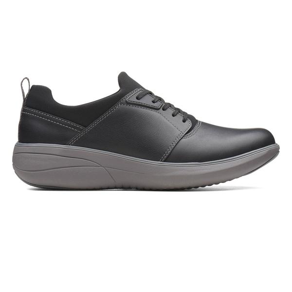 Buy Clarks Un Rise Lo Black Leather for Men Online Clarks Shoes India