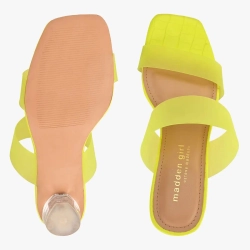 Neon best sale yellow sandals