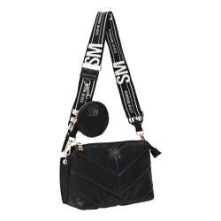 Steve madden 2025 black sling bag