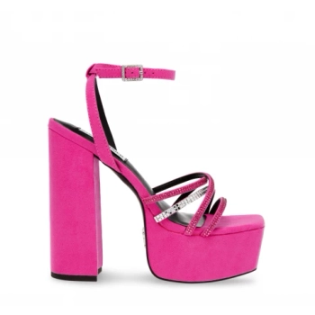 🆕 Neon Colored Double Strap Platform Mule Heels | Heeled mules, Ankle  strap sandals heels, Neon color
